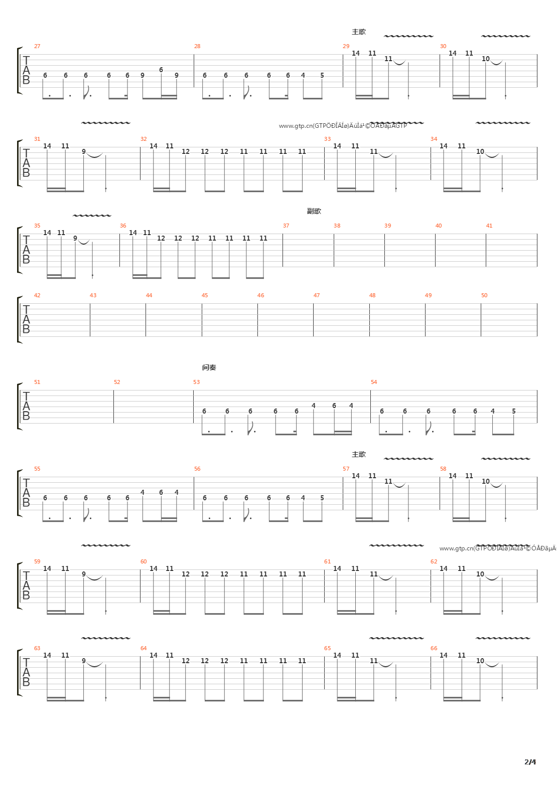 Take a Look Around吉他谱