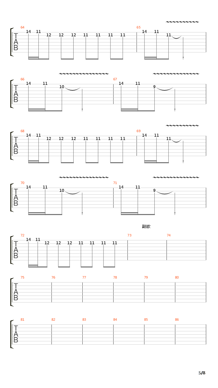 Take a Look Around吉他谱