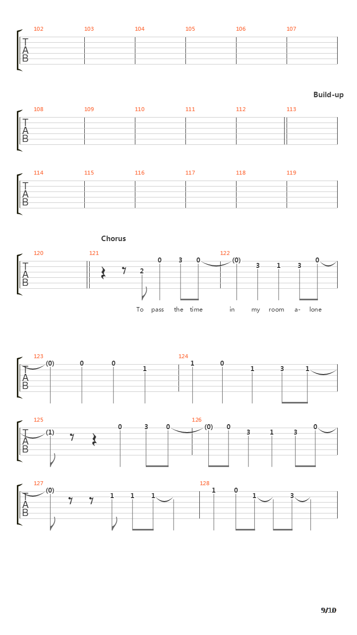 Adam's Song (2nd Version)吉他谱