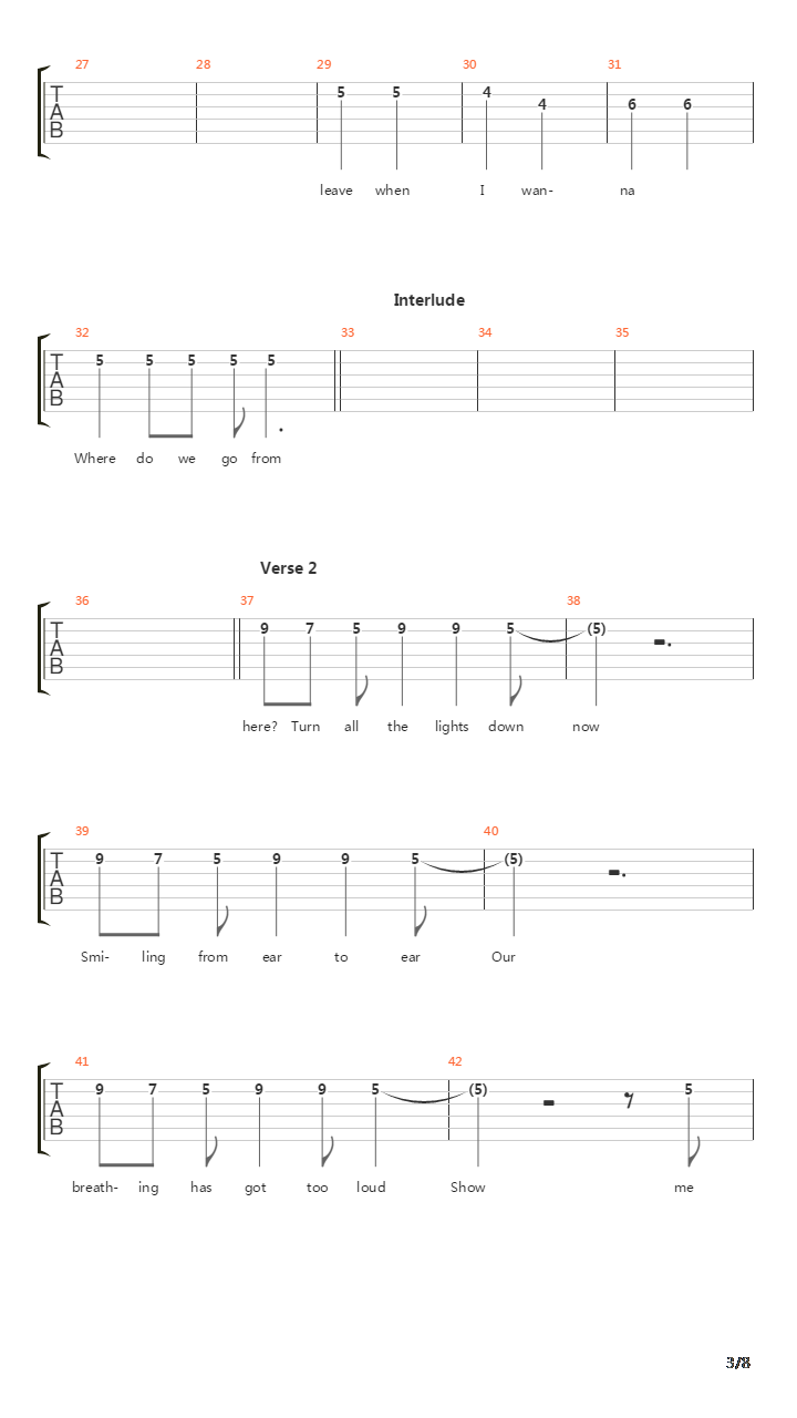 Feeling This (Standard Tuning)吉他谱