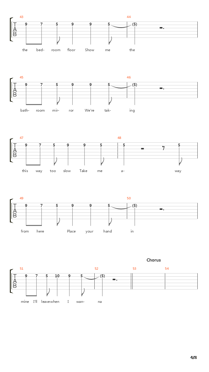 Feeling This (Standard Tuning)吉他谱