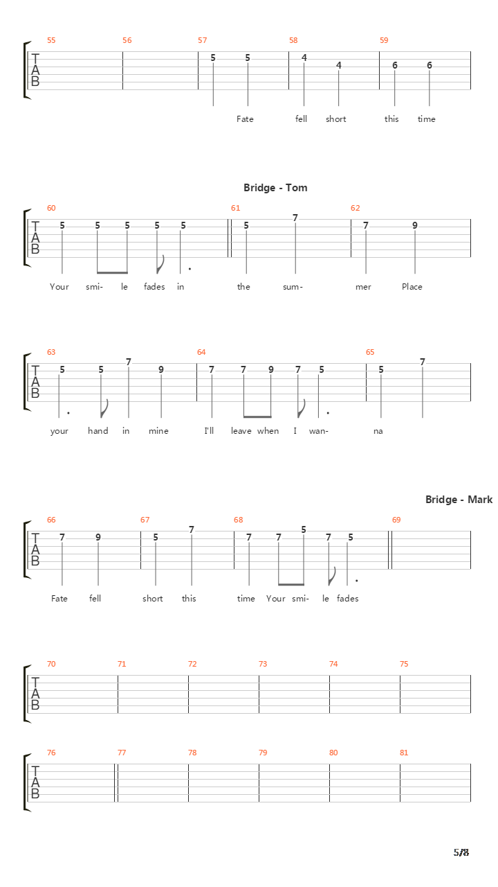 Feeling This (Standard Tuning)吉他谱