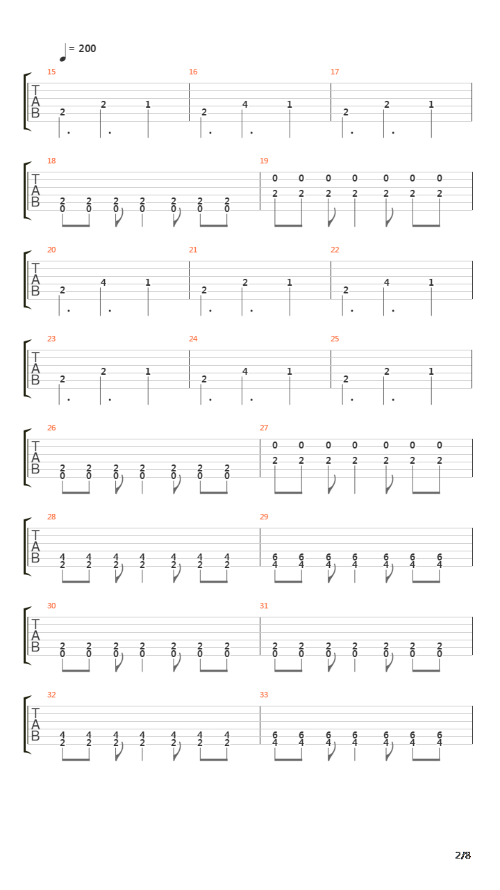 Lemmings吉他谱