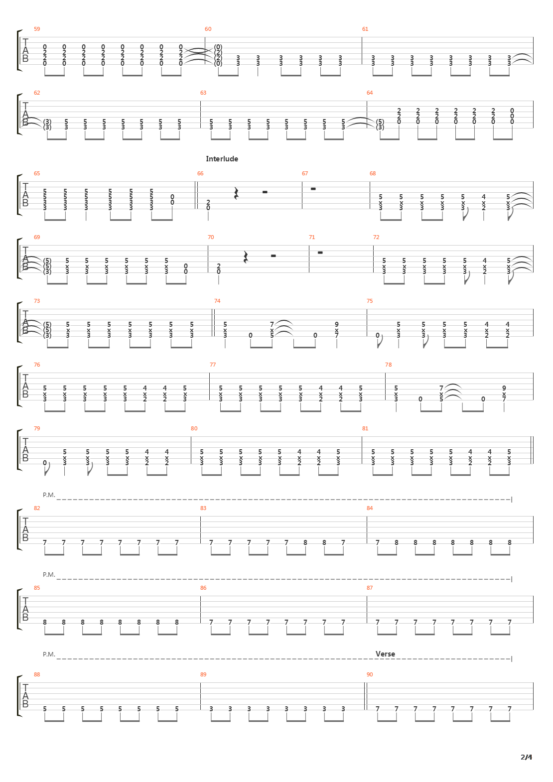 Stockholm Syndrome吉他谱