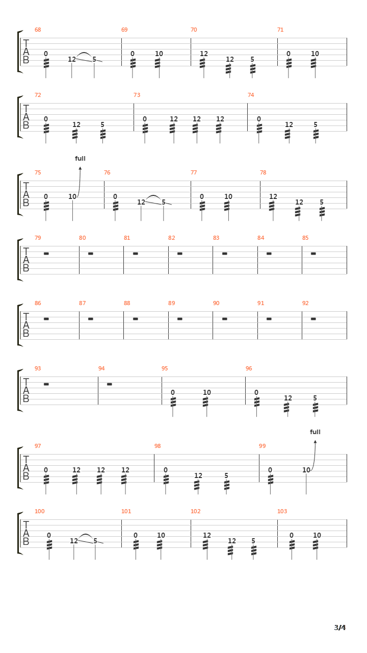 Ares吉他谱