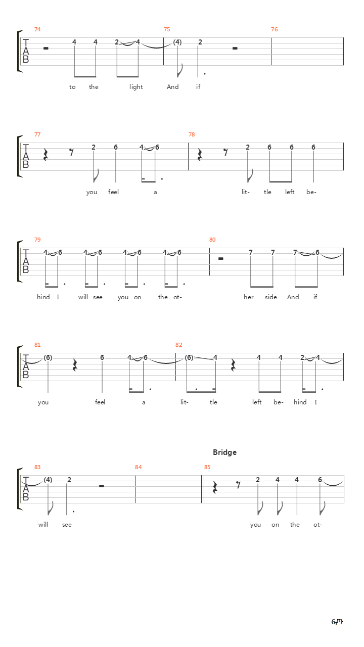 Banquet吉他谱