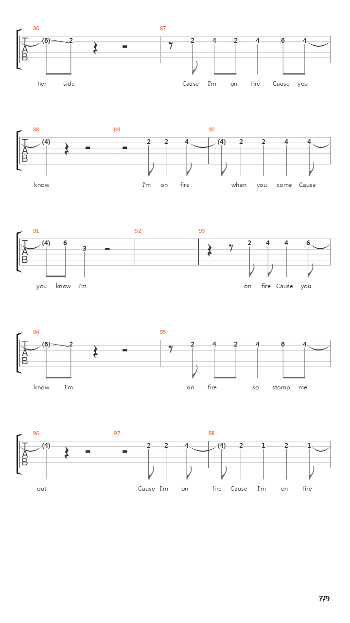 Banquet吉他谱