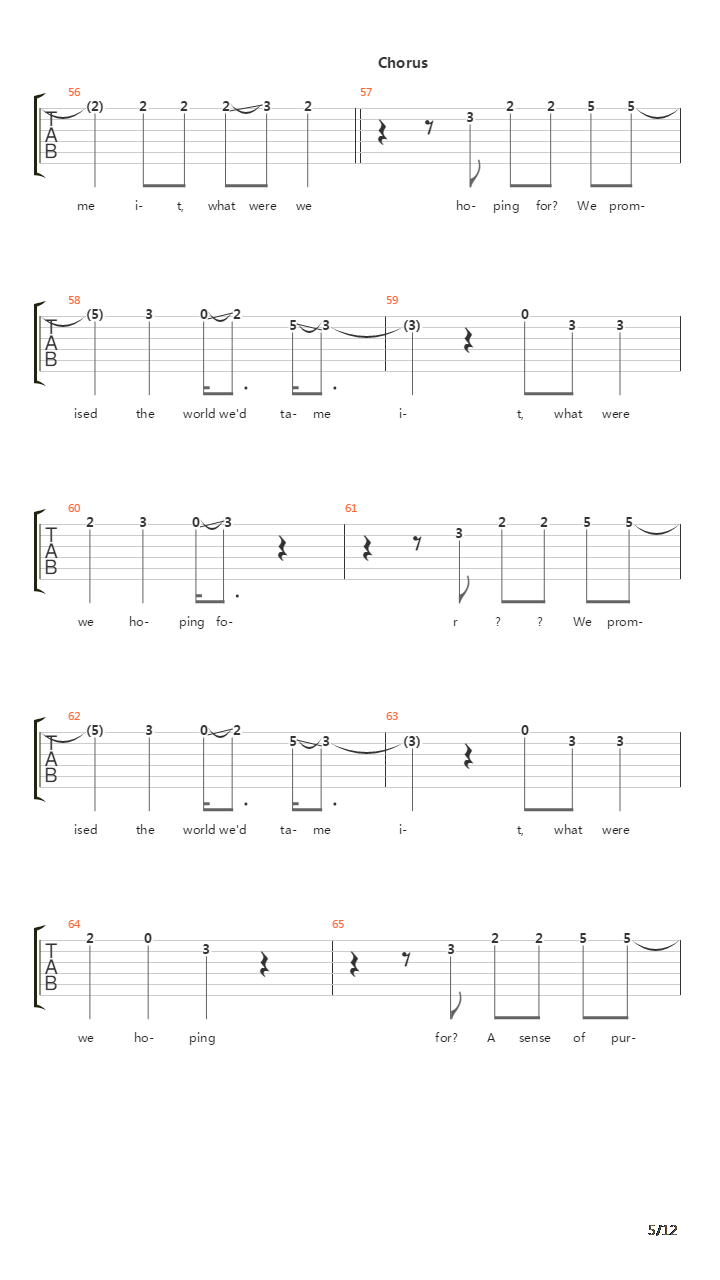 Pioneers吉他谱