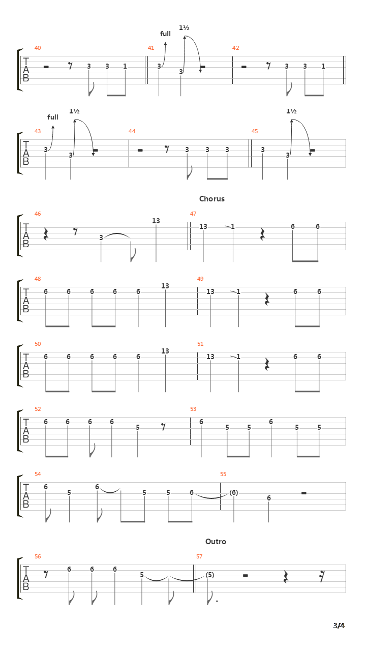 Song 2吉他谱