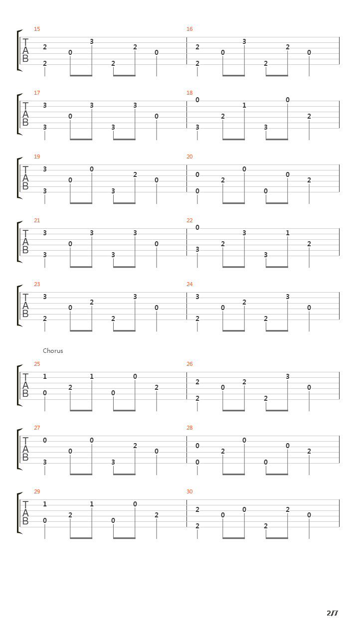 Blowin' In The Wind (Arrangement)吉他谱