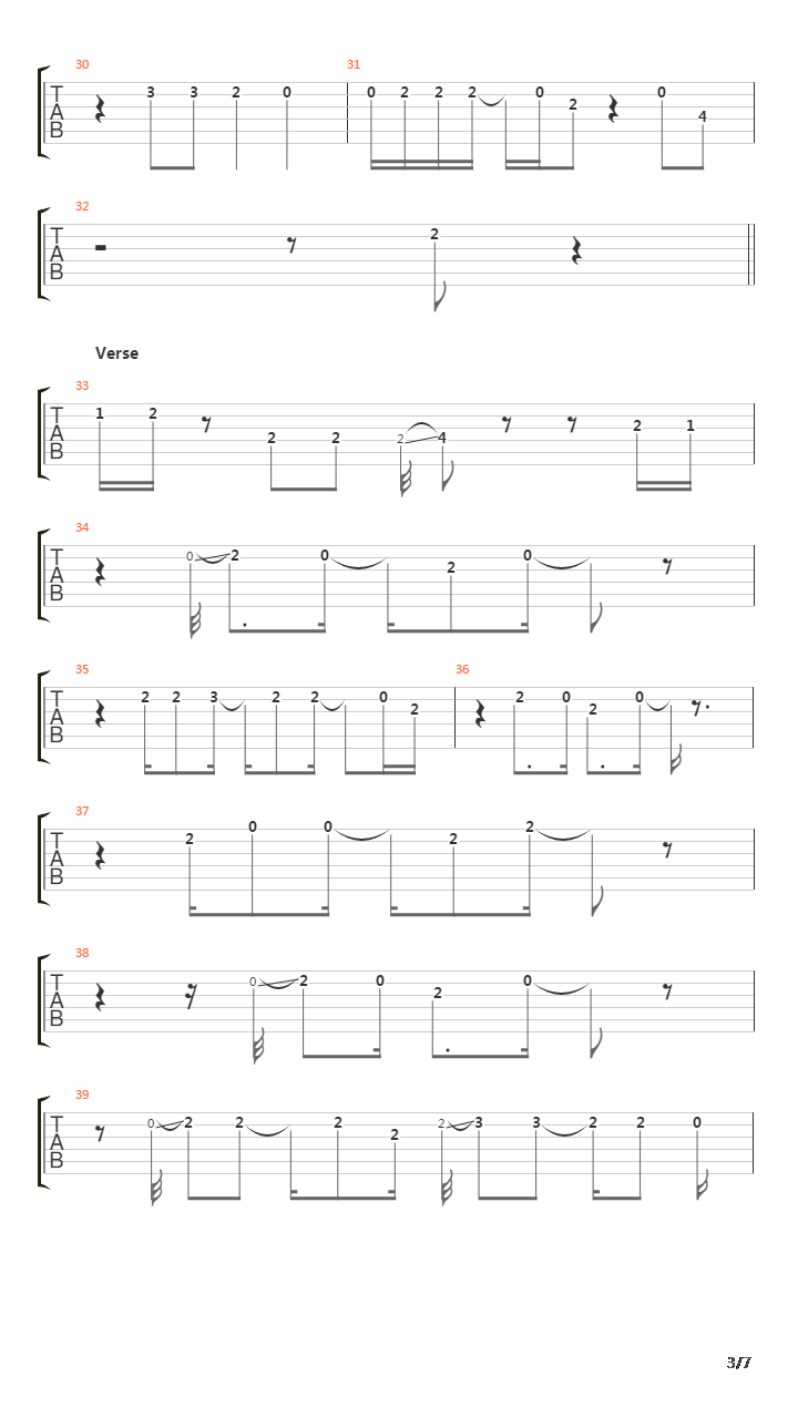 Stir It Up (Bass Intro)吉他谱