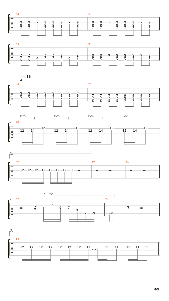 Ya-Pid吉他谱
