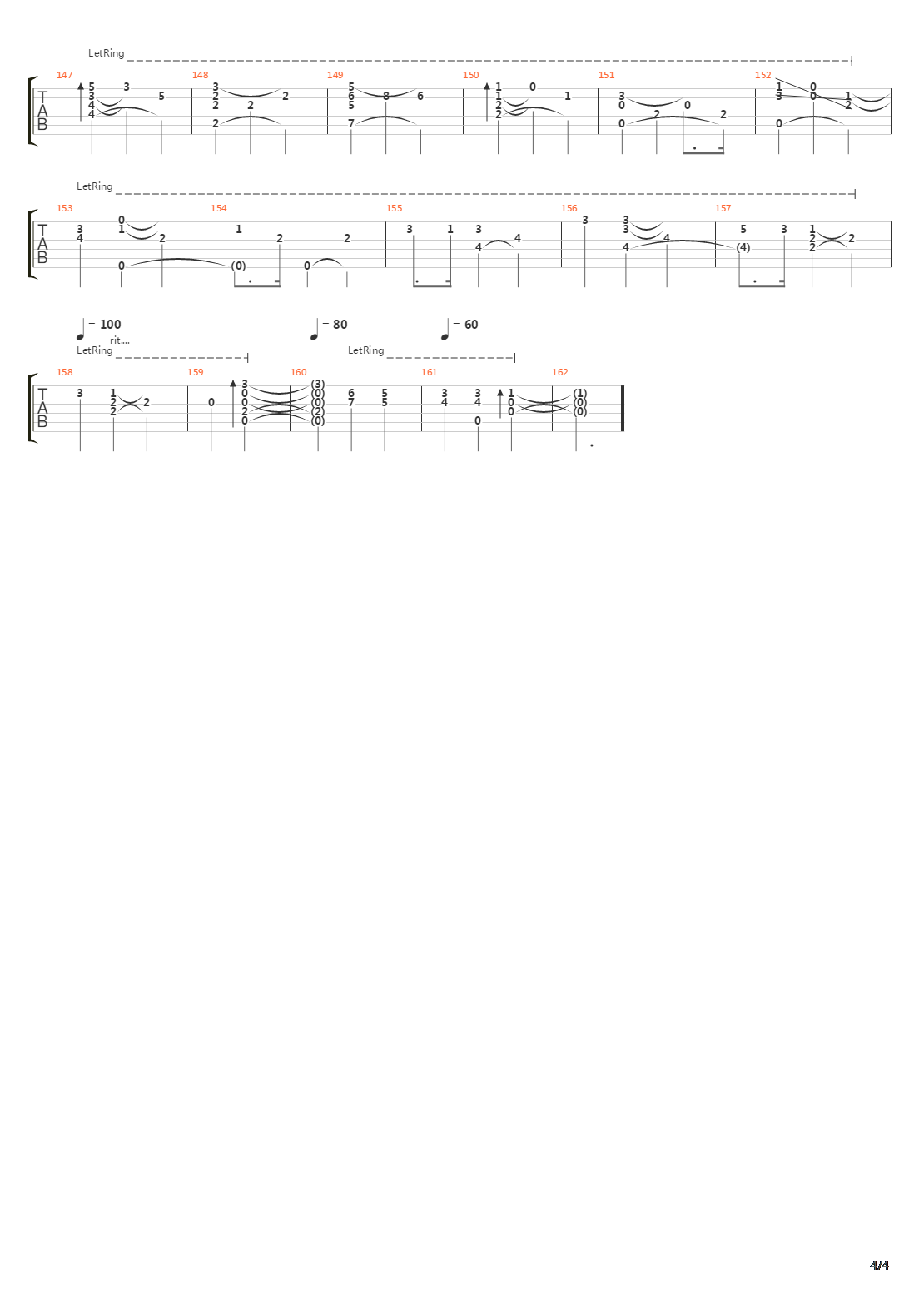 นาฬิกาตาย Fingerstyle吉他谱