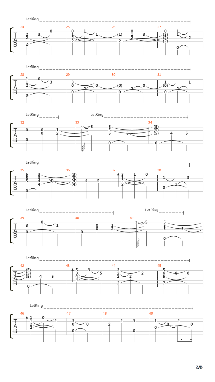 นาฬิกาตาย Fingerstyle吉他谱
