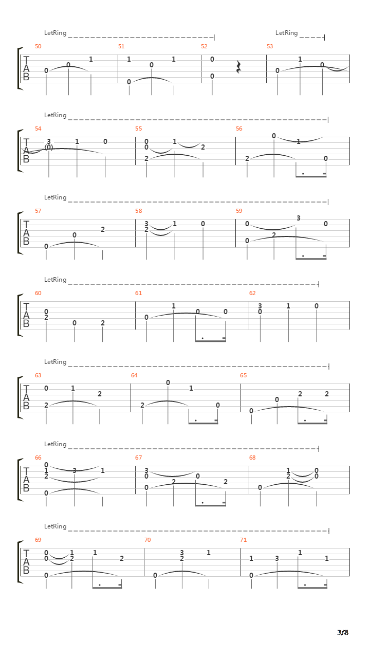 นาฬิกาตาย Fingerstyle吉他谱