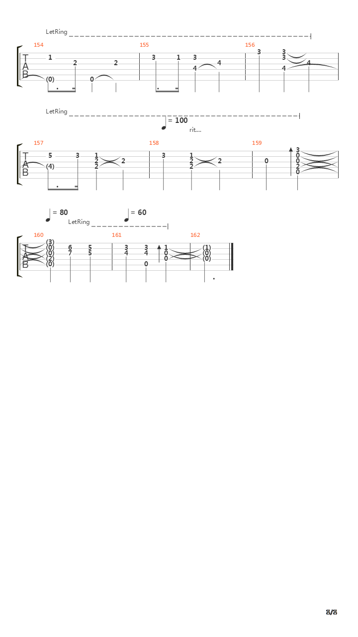 นาฬิกาตาย Fingerstyle吉他谱