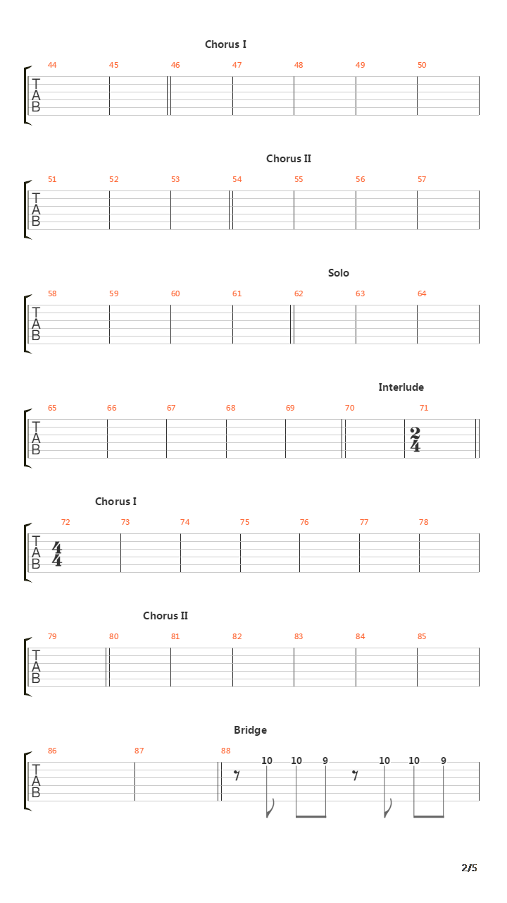 เปราะบาง吉他谱