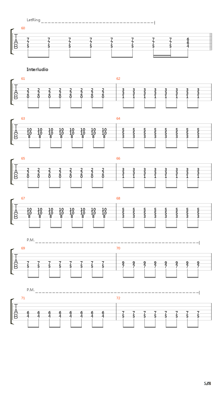 Bajo El Suelo (Ver. 2)吉他谱