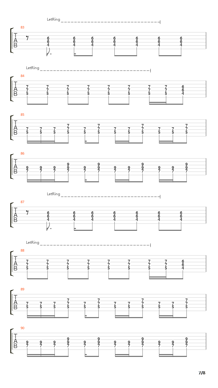 Bajo El Suelo (Ver. 2)吉他谱