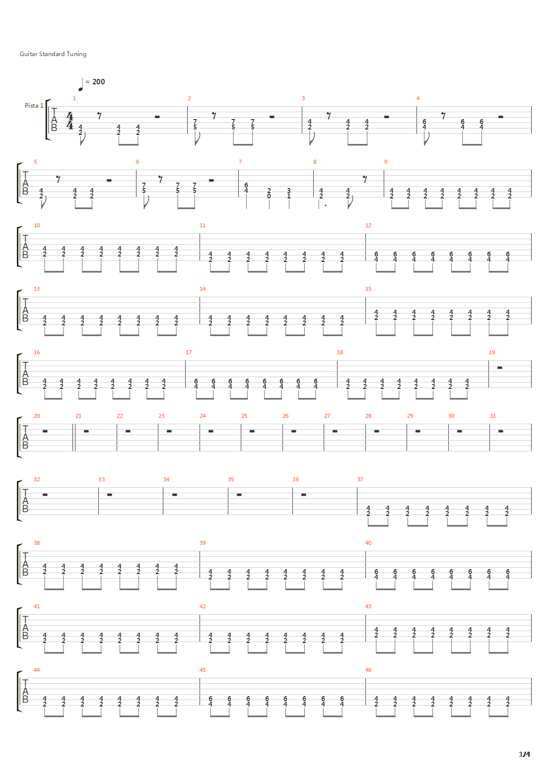 Bubamara吉他谱
