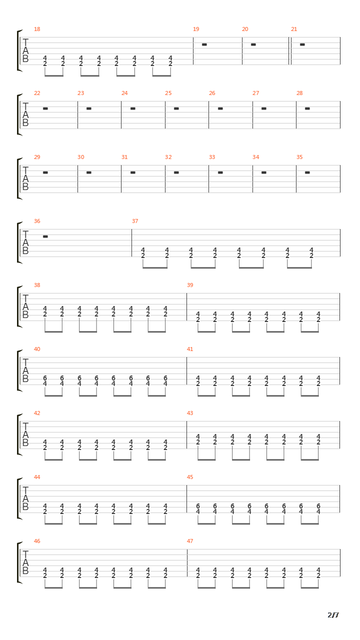 Bubamara吉他谱