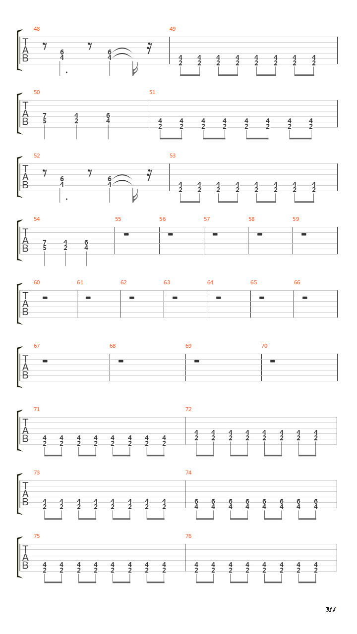 Bubamara吉他谱