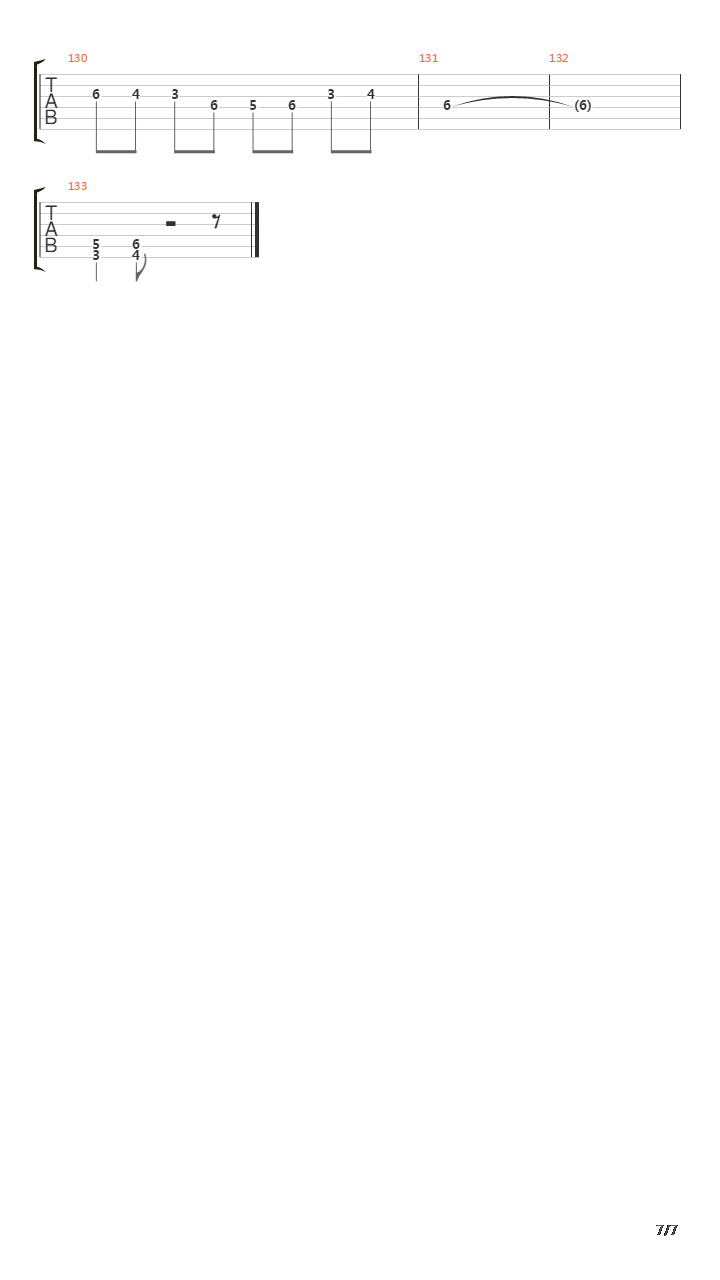 Bubamara吉他谱