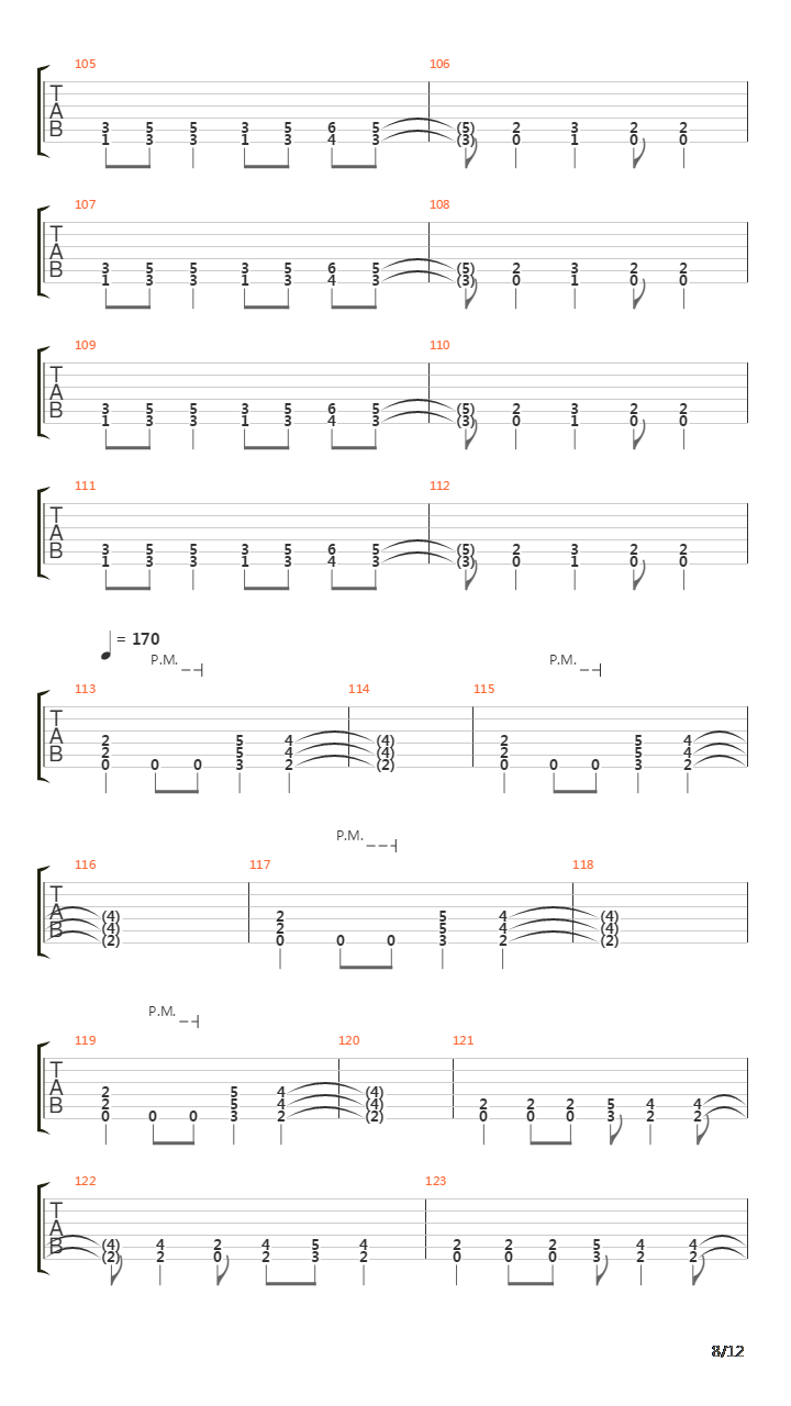 Valour吉他谱