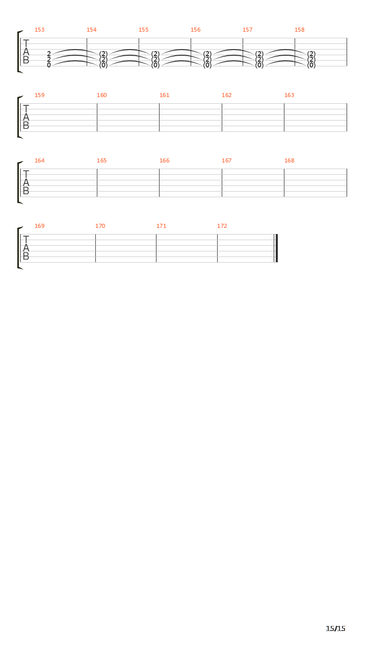 When Cannons Fade吉他谱