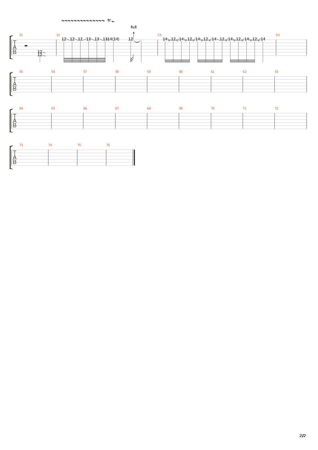 Fire And Gasoline吉他谱