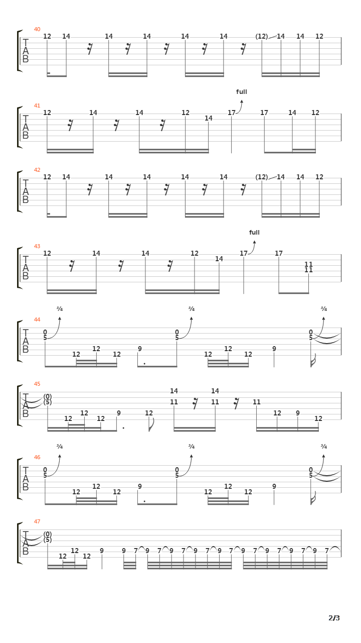 Fire And Gasoline吉他谱