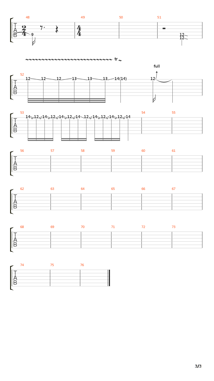 Fire And Gasoline吉他谱