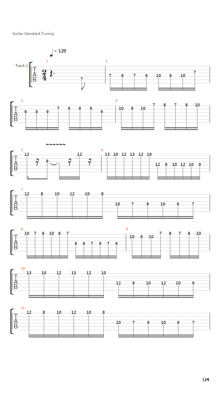 Master Of Strings吉他谱
