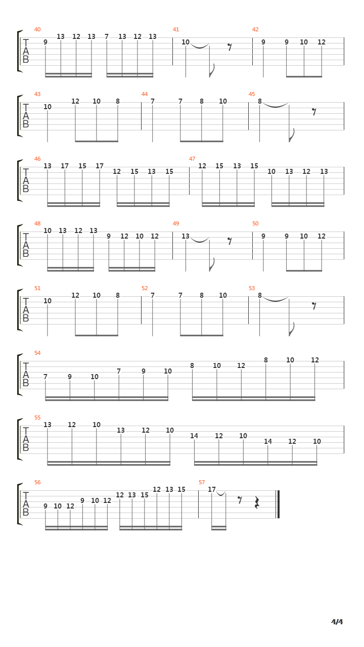 Master Of Strings吉他谱