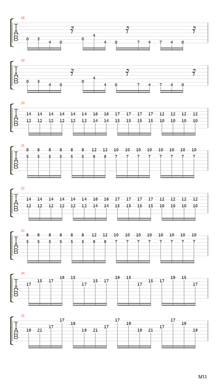 Singularity吉他谱