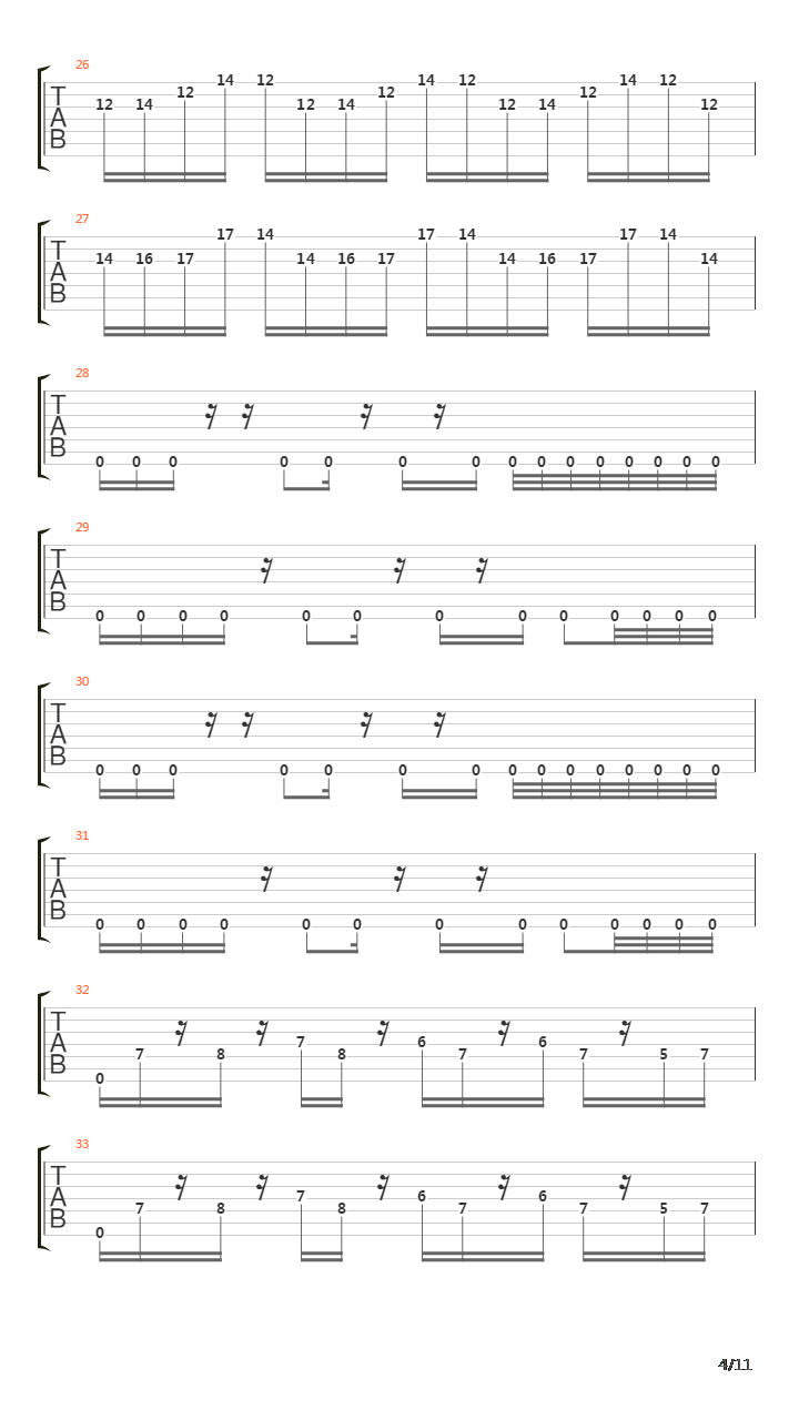 Singularity吉他谱
