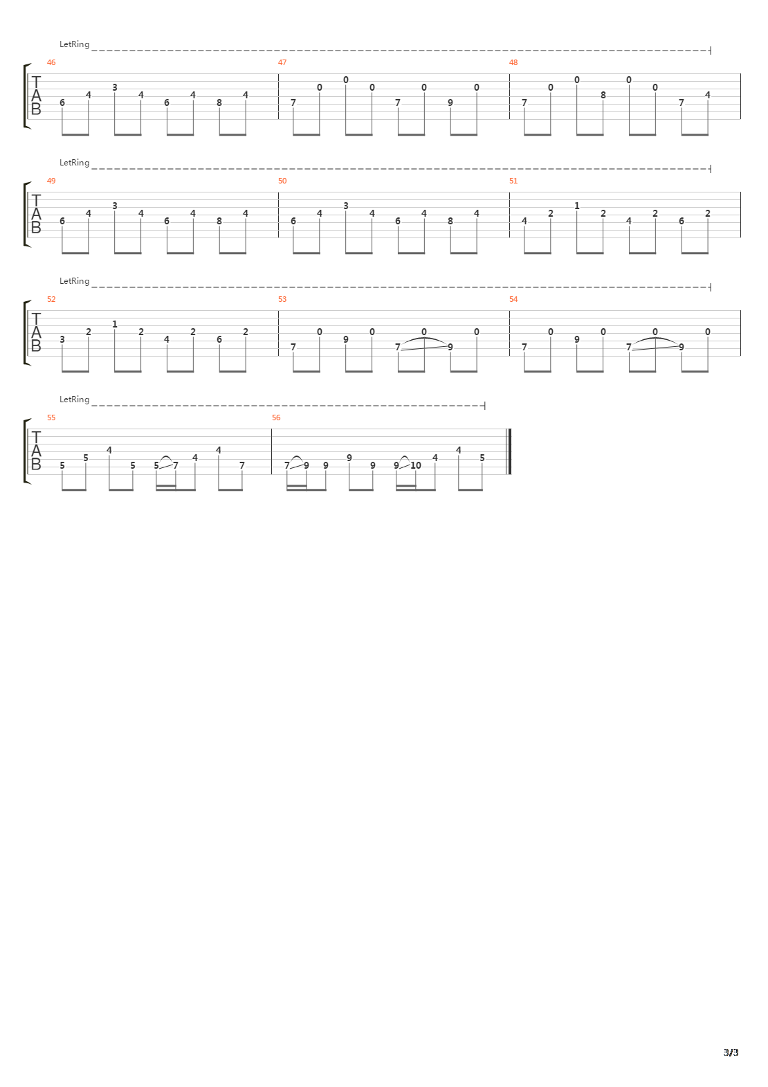 Xiv吉他谱