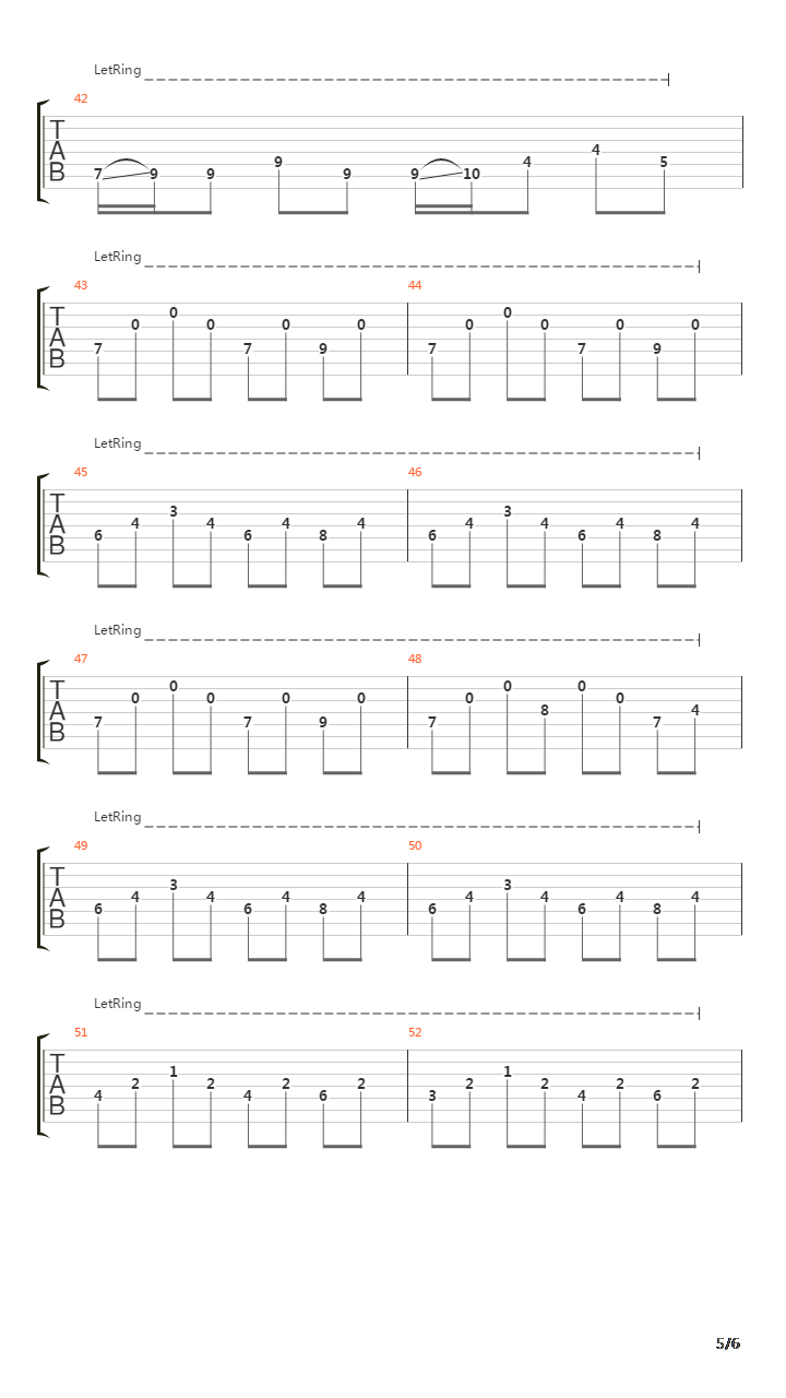 Xiv吉他谱