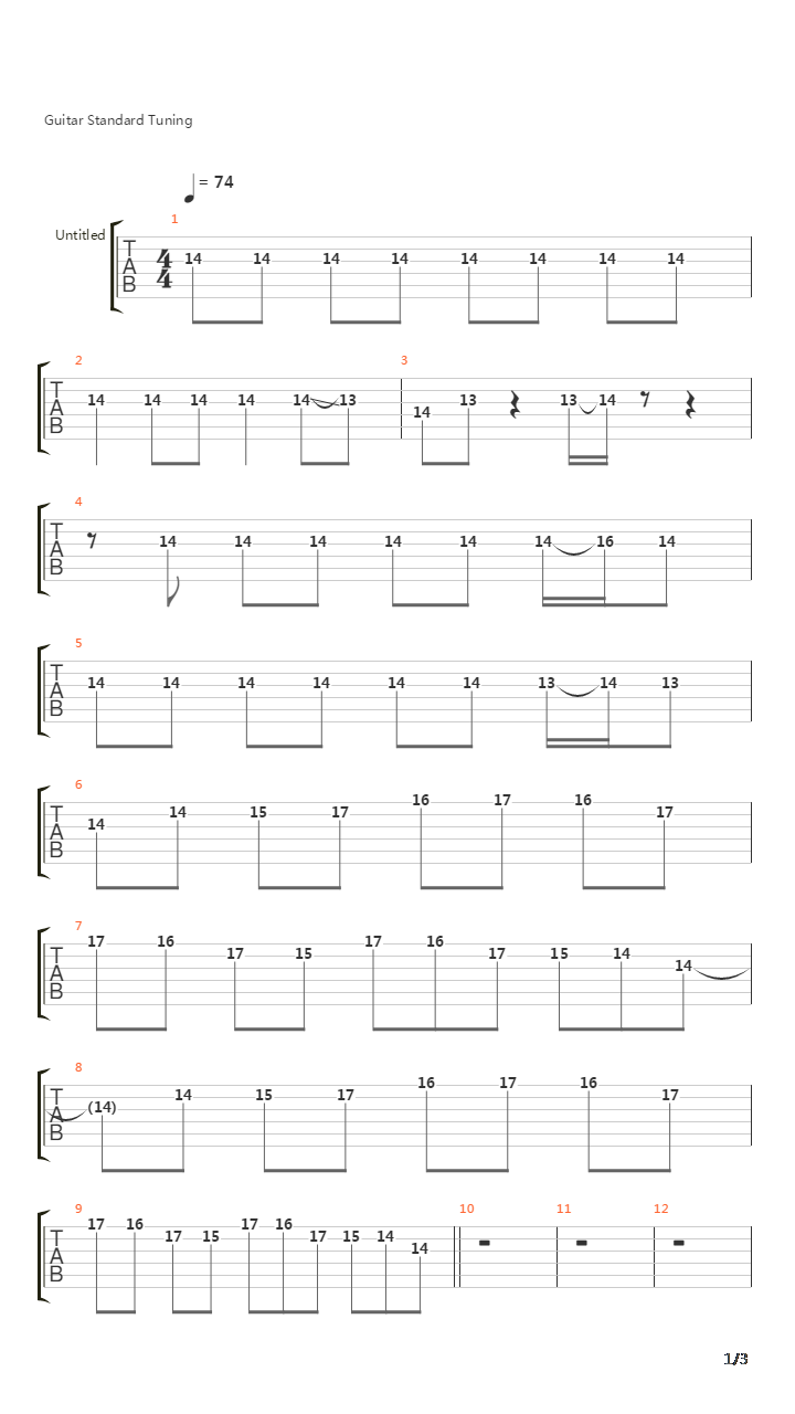 Instrumental吉他谱