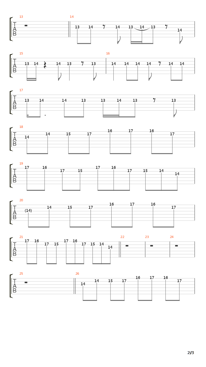 Instrumental吉他谱