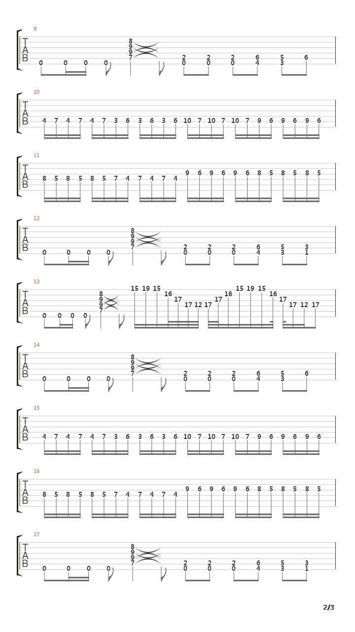 The Parasites吉他谱