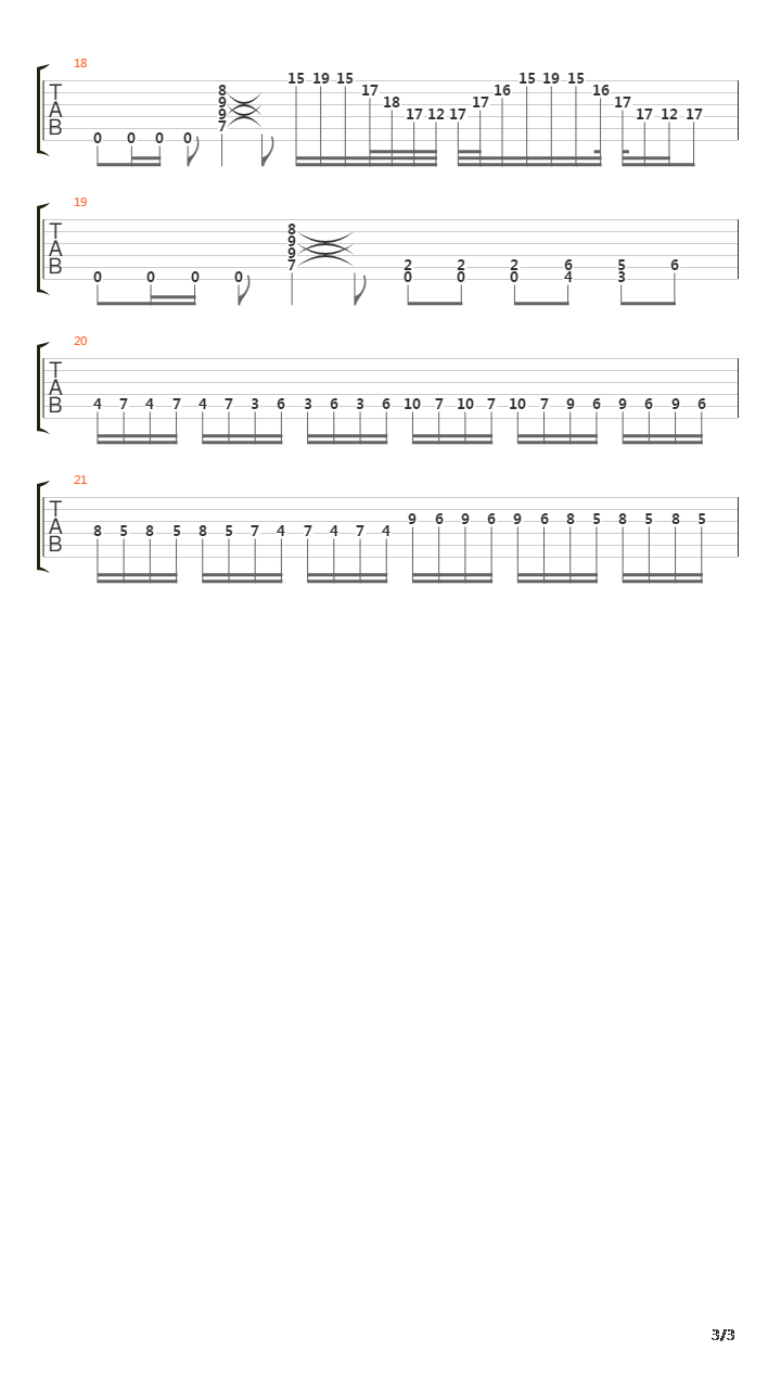 The Parasites吉他谱