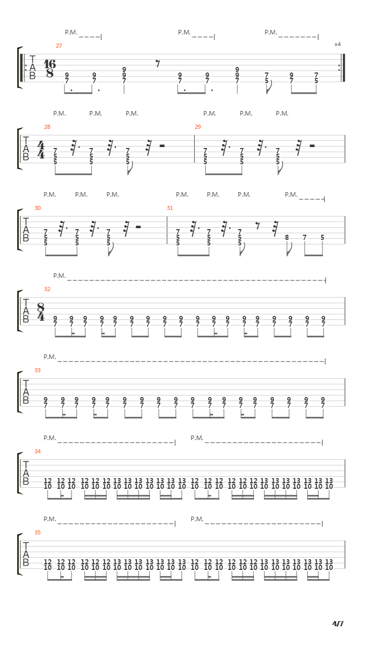 Punto Final吉他谱