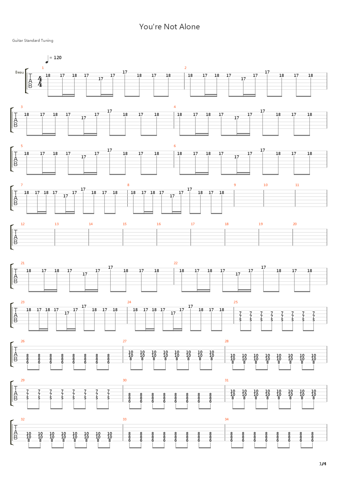 The Black And White Fallacy吉他谱