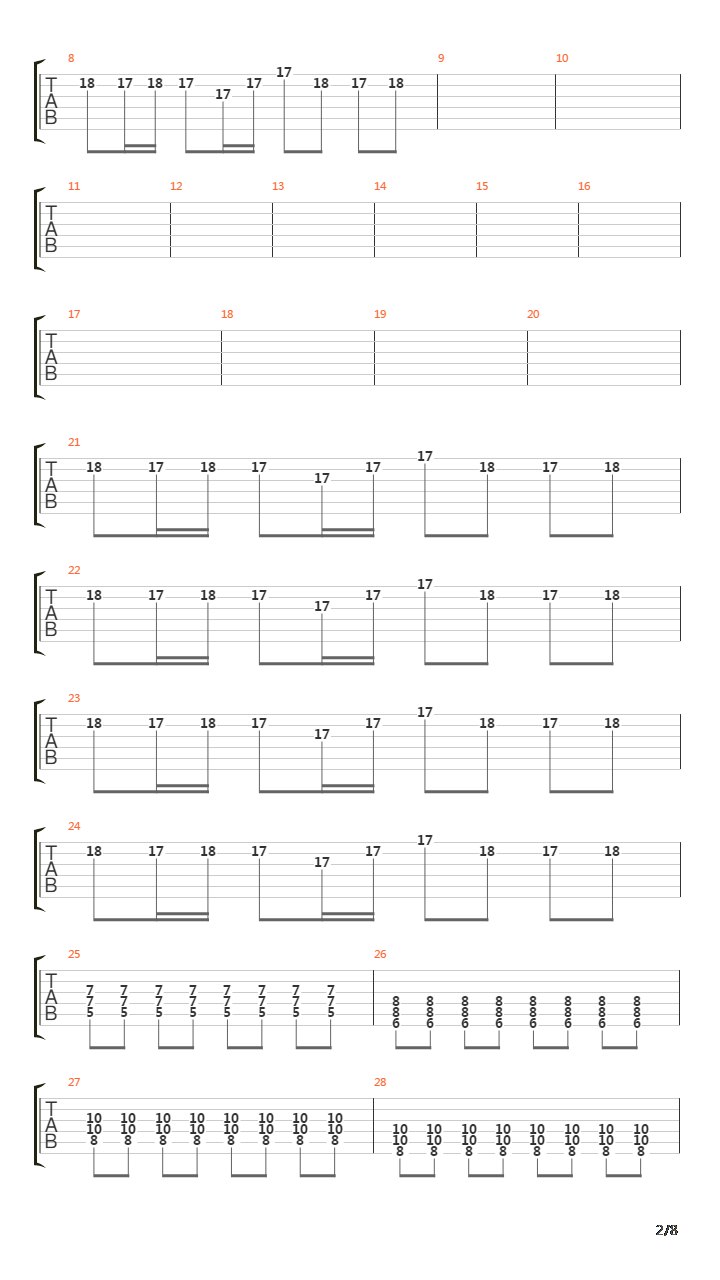 The Black And White Fallacy吉他谱