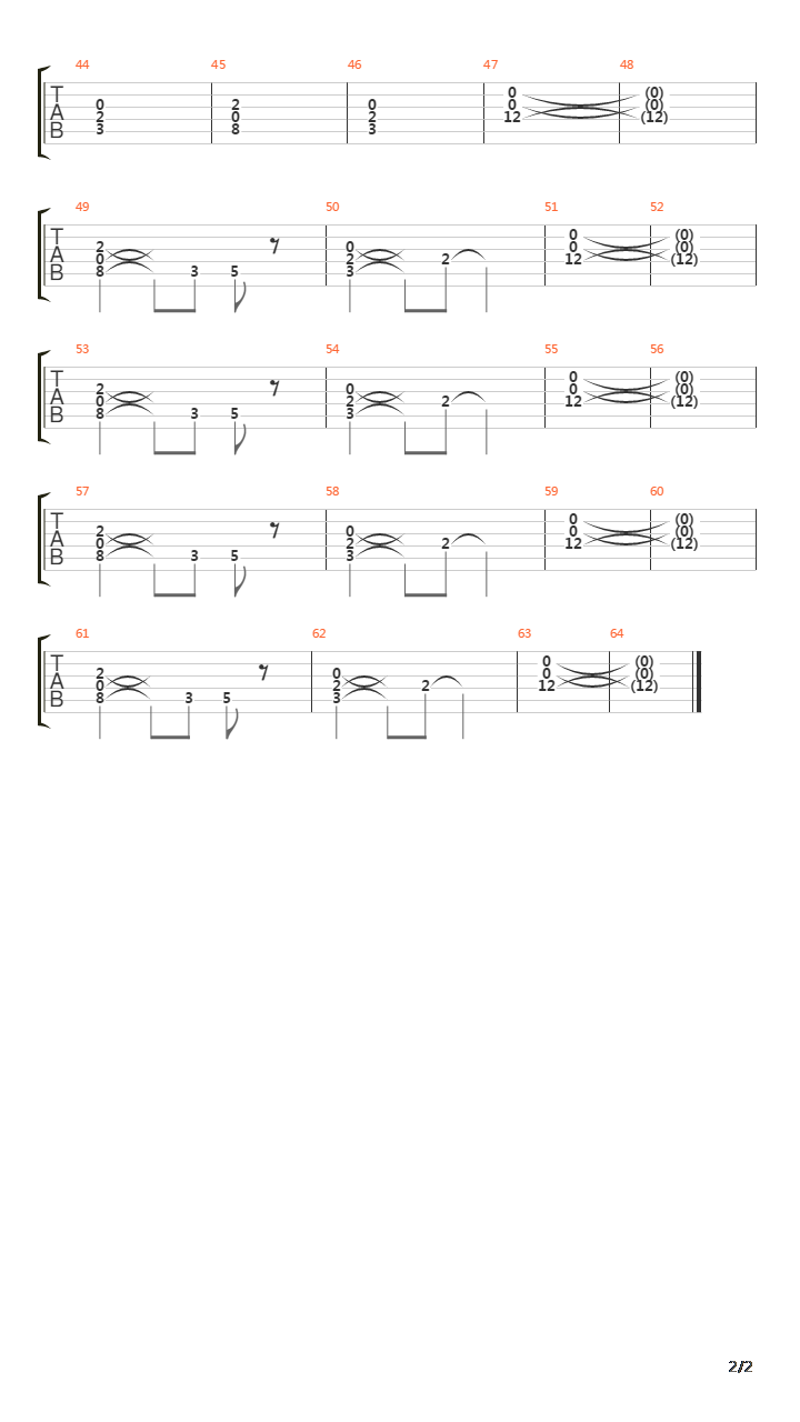 The High Road (Intro)吉他谱
