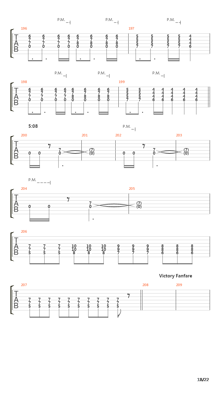 Prelude Bombfare吉他谱