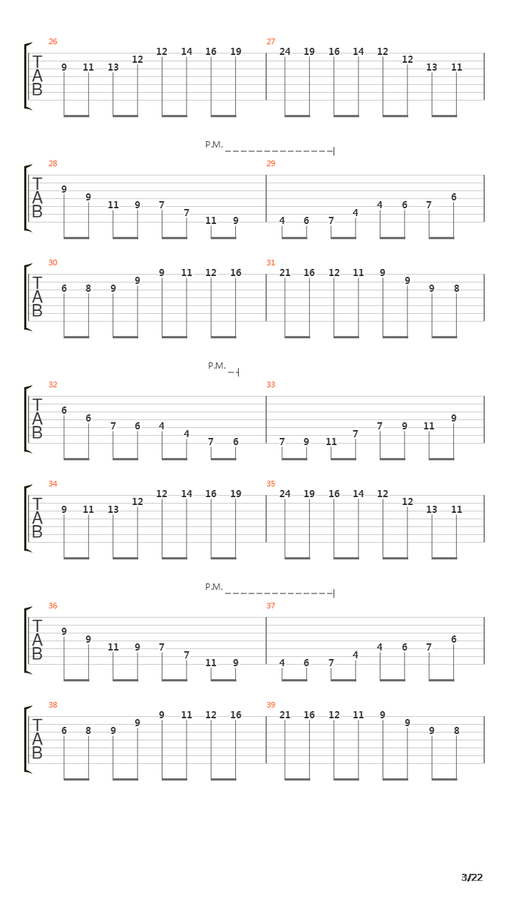 Prelude Bombfare吉他谱