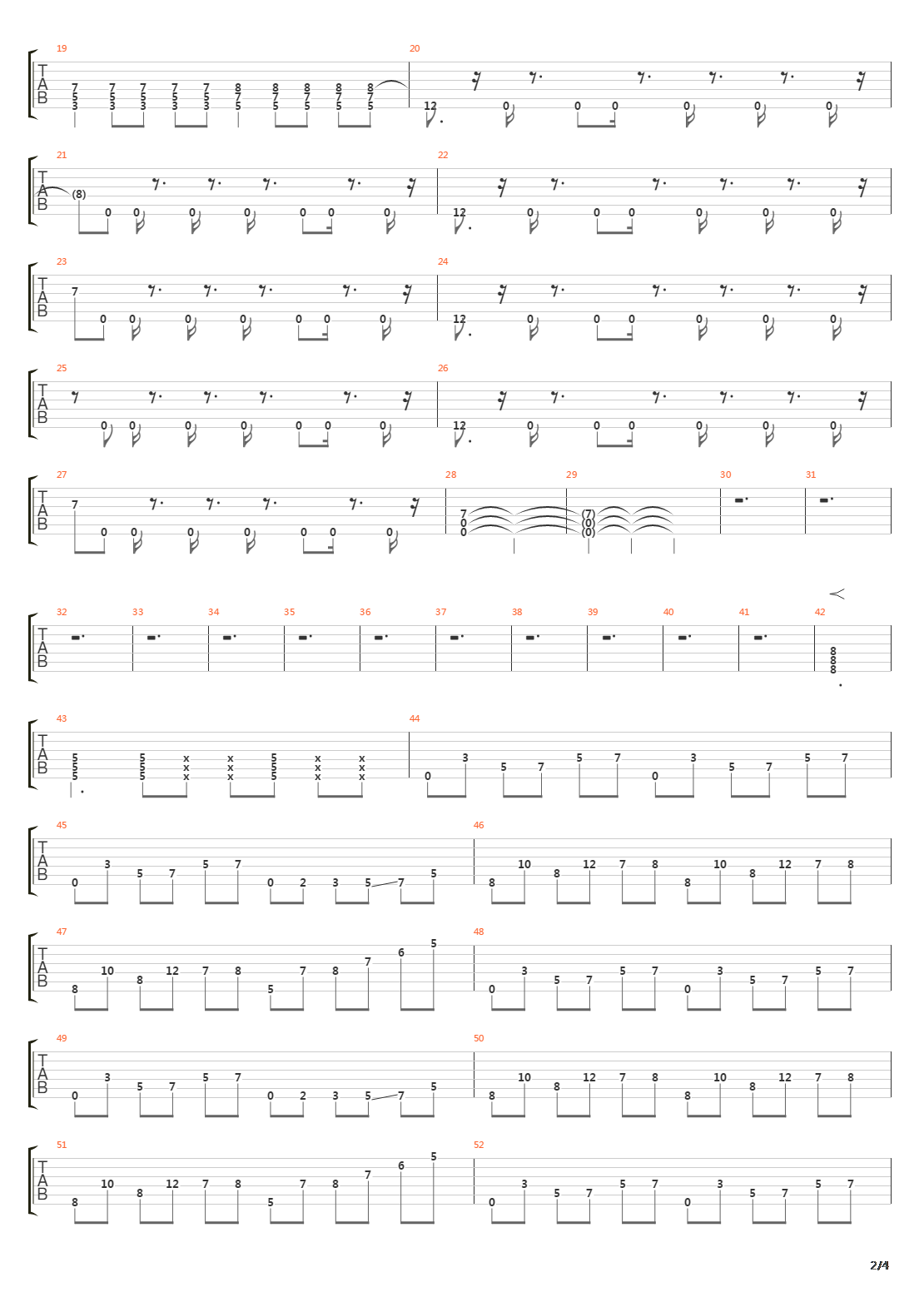 The Fast Ones(4852)吉他谱