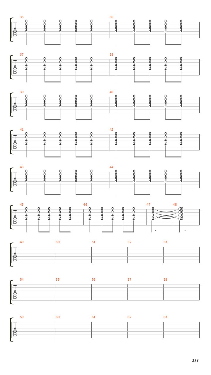 All These Things I Hate吉他谱